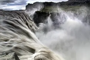 Icelandic National Park Drucke: Waterfall, Spray, Break-off edge