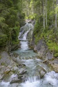 Austria Waterfalls Drucke: Waterfall at the Ulnhutte