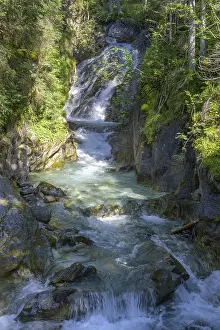 Austria Waterfalls Drucke: Waterfall at the Ulnhutte