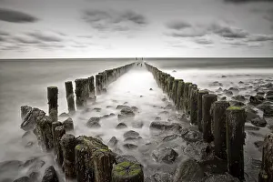 Central Europe Coastal Scenes Drucke: wave-breaker