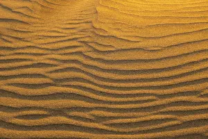 Low Tide Spain Drucke: Wave pattern, Maspalomas sand dunes