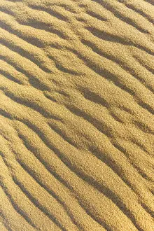 Wavy Sand Structure Namibia Drucke: Wave pattern in the sand, Namib Desert, Namibia