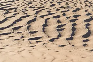High Angle View Of Dunes Drucke: Wave pattern in the sand, Sossusvlei