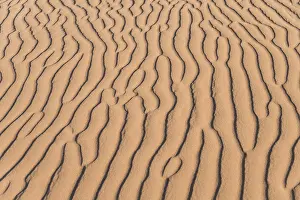Natural Preserve Landscapes Drucke: Wave pattern in the sand, Sossusvlei