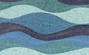 Decorative Wall Painting Drucke: Waves background