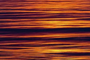 Arctic Ocean Evening Light Drucke: Waves in the evening light, Arctic Ocean