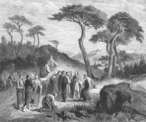Jesus Christ Depiction Drucke: The last way to Jerusalem, chapter 10