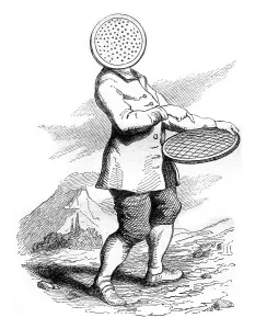 Vintage Engraved Image Drucke: Way to be seen without being seen