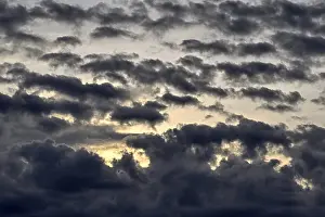 Cloudy Evening Skies Drucke: Weather thunderclouds