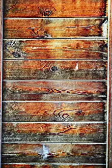Weathered Hardwood Drucke: Weathered hardwood background for framework vertical image