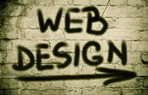 Symbolic Picture Drucke: Web Design Concept