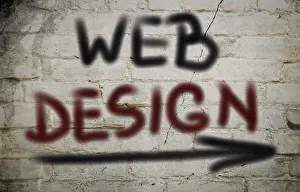 Communication Concept Drucke: Web Design Concept