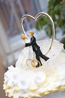 Gerahmter Druck : Ein Teil Hochzeitskuchen. Gerahmter Druck : Ein Teil Hochzeitskuchen.