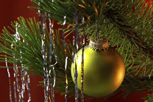 Advent Decorations Drucke: Weihnachtskugel