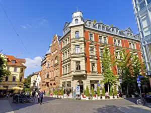 Historic European Towns Drucke: Weimar, Old Town, Thuringia, Germany