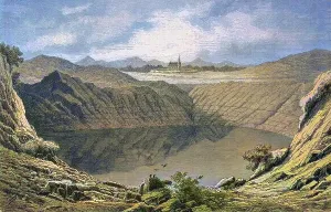 Volcanic Landscapes Europe Drucke: The Weinfelder Maar in the Eifel