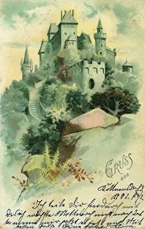Central European Castles Drucke: Wernigerode Castle in the Harz Mountains