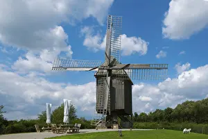 Deserted Windmill In Germany Drucke: Weseke windmill