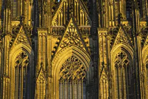 Gothic Architecture Germany Drucke: West facade, Cologne Cathedral