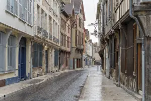 Historic Old Town Drucke: Wet impression of Troyes