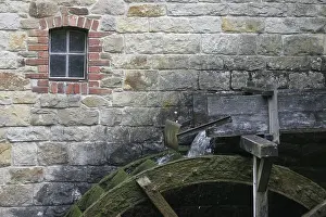 Power Generation Drucke: Mill wheel of a watermill