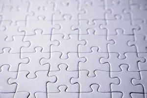 White Jigsaw Puzzle Drucke: White jigsaw puzzle