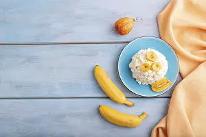 Flat Lay Dessert Ideas Drucke: White Сottage cheese, Curd