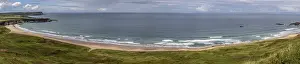 Antrim Landscape Photography Drucke: Whitepark Bay, beach and cliffs