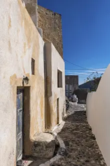 Mediterranean Architecture Style Drucke: Whitewashed architecture in Pyrgos