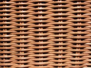 Horizontal Wood Texture Drucke: Wickerbasket, detail, structure
