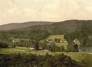 Historic Germany Photography Drucke: Wilhelmstal, Wilhelmsthal in Thuringia