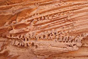Wind Erosion On Sandstone Drucke: Wind erosion on soft sandstone layers