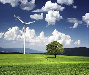 Ecofriendly Electricity Supply Drucke: Wind Generator