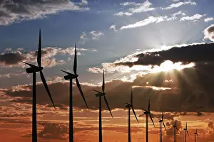 Worldwide Renewable Energy Drucke: Wind power energy
