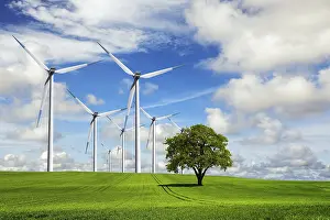 Green Energy Production Drucke: Wind turbine