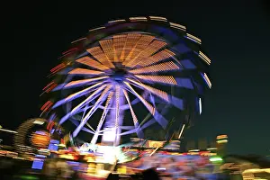 Bavaria Germany Europe Drucke: 'Wind Wheel' Carousel