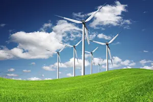 Industrial Ecology Drucke: Windmill, eco power