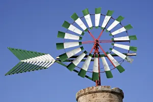 Mallorca Windmill Drucke: Windmill, Mallorca, Spain