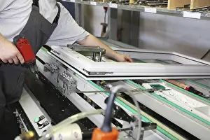 Mannheim Window Factory Drucke: Window construction, window production