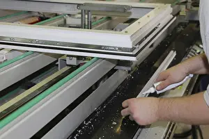 Mannheim Window Factory Drucke: Window construction, window production