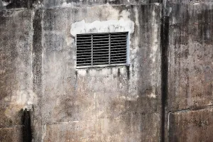 No People In The Background Drucke: Window with shutters in the old wall