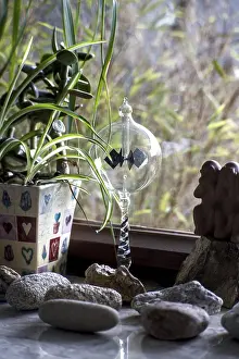 Uninhabited German Landscape Drucke: Window sill with decorative elements