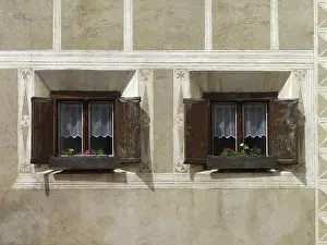 Deserted House Window Drucke: Windows in Guarda