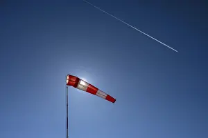 Bavaria Windsock Drucke: Windsock with sun backlighting