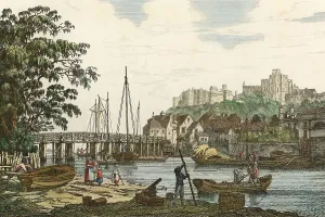 Royal Residence England Drucke: Windsor Bridge, Windsor Castle