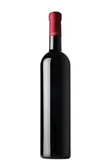 Alcoholic Beverage Studio Shot Drucke: Wine bottle