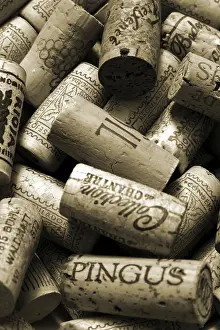 Empty Wine Bottles Drucke: Wine cork