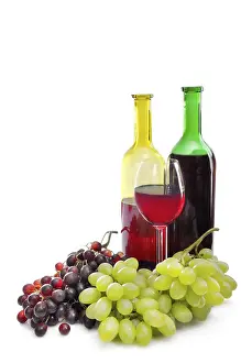 Wine And Grapes Drucke: Wine and grapes