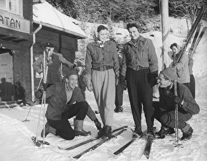 Cross Country Skiing Event Drucke: Winter in the 1940s