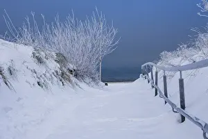 Baltic Sea Winter Drucke: Winter on the Baltic coast